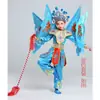 Mulan Ópera Infantil Dao Ma Dan Traje de Baile Gui Ying Hang Shuai Ópera de Pekín Canto y Rap Pintura Facial Traje de Desempeño Femenino