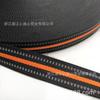 Fábrica directa de cincha de nailon de imitación, tira reflectante de 2 mm, correa de nailon para mascotas, cincha de color intermedio reflectante, cinturón de seguridad
