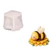 Molde de Silicona para Vela Cilíndrica con Textura de Panal Textura Cóncava-Convexa de Panal Molde para Vela Aromática, Jabón Artesanal de Yeso