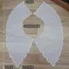 Bordado em algodão sobre base de tecido de algodão Decoração de costura gola DIY suéter camiseta decoração gola Acessórios de vestuário