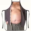2025 Nuevo Delantal Impermeable Transfronterizo Fiesta de Barbacoa Día del Padre Ropa de Trabajo Delantal Especial Anti-Manchas Venta al por Mayor de Fábrica