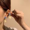 Plato de Incienso para Mosquitos Clip para la Oreja Sin Agujeros en la Oreja Sentido Avanzado Temperamento Simple Aretes de Joker Moda de Lujo Ligero Aretes Indoloros al Mayoreo