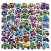 50-200 Piezas de Pegatinas de Camiones Monstruo, Coches de Dibujos Animados, Vehículos Bigfoot, Camiones, Graffiti de Transporte, Pegatinas Geniales