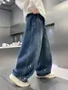 Jeans para niño para primavera y otoño 2026 estilo nuevo, look elegante y genial para niños mayores, ropa de otoño para niño, pantalones de pierna recta para niño para otoño