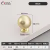 Manija de Cajón de Aleación de Zinc Estilo Francés, Manija de Puerta de Gabinete, Manija de Puerta de Armario, Herraje Minimalista de Lujo Ligero de un Solo Agujero