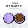 Tigela Dobrável de Silicone para Pets Gatos e Cachorros, Tigela Dupla Anti-Engasgo, Tigela para Gatos, Tigela Portátil para Cachorros, Tigela de Alimentação e Água