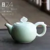 Tetera 1|Varios Tipos de Teteras Cerámicas Retro Estilo Chino para Uso Doméstico, Juegos de Té Kung Fu en Stock