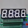 Tubo Digital de 4 Dígitos de 0.8 Pulgadas, Pantalla Digital Blanca de Alto Brillo, Pantalla Digital Grande de 4-8 Dígitos de una Sola Fila de 7 Pines para Reloj