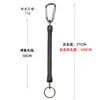 Correa Elástica Antiperdida para Teléfono Móvil Personalizada con Núcleo de Acero, Correa de Mano Elástica Antidesprendimiento, Cordón Estilo Japonés y Coreano con Clip de Metal, Portátil