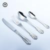 Da Yi Faca, Garfo e Colher de Aço Inoxidável 304 Transfronteiriços Hotel Retro Em Relevo Talheres de Comida Ocidental Engrossado Faca e Garfo de Bife de Corte