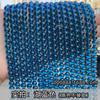 Cuentas sueltas de vidrio de colores primarios, imitación sintética, cristal natural, accesorios de joyería para bricolaje, pulsera de cuentas, cuentas redondas.