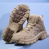 Botas de Senderismo de Caña Alta, Botas Tácticas para Exteriores, Botas del Desierto, Botas de Nieve, Zapatos de Entrenamiento Transfronterizos para Hombre de Talla Grande, Talla Grande para Hombre 47
