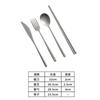 Palillos Cuchara Tenedor Cuchillo Tenedor Cuchara de Acero Inoxidable 304 Retro Juego de Cubiertos para Comida Occidental Palillos Dorados Viejos Tenedor Cuchara Cuchillo