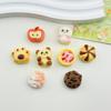 Comida de Simulación de Dibujos Animados Juguete Serie Galleta Panda DIY Accesorios de Resina Pegamento Crema Pegatina para Refrigerador Horquilla Diadema Joyería