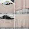 Conjunto Básico Versátil de Ropa Interior Térmica con Cuello Redondo de Modal para Mujer, Alta Elasticidad, Suave y Cómodo, Color Sólido, Capa Interior, Ropa de Otoño