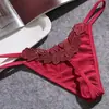 Ropa Interior Sexy de Mujer de Bajo Tiro con Tanga y Encaje Empalmado para Comercio Exterior Europeo y Americano