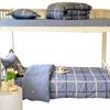 Proveedores de fabricantes juego de tres piezas de ropa de cama de algodón para dormitorio de estudiantes literas juego de tres piezas 1.2m individual kit de ropa de cama para dormitorio de personal al por mayor