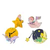 Serie del Principito de Anime de Dibujos Animados Insignia Metálica Periférica Decoración de Rosa Insignia de Cuento de Hadas del Universo Decoración de Moda