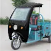 Toldo para Triciclo Eléctrico, Toldo Frontal, Parasol Impermeable, Toldo de Plástico de Vidrio Templado para Reparto, Artículo Predeterminado
