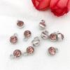 1 Oro y Plata Doce Constelaciones Piedra Estrella Aleación Incrustada Diamante Accesorio Joyería DIY Venta al por Mayor Transfronteriza Venta Caliente Colgante