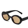 Gafas de Sol Ovaladas Estilo Europeo y Americano para Hombres y Mujeres, Estilo Europeo y Americano, Gafas de Sol Retro de Montura Completa para Exteriores