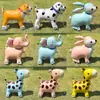 Versão Q Infantil com Rodas Animal Caminhante Desenho Animado Cachorro Balão Decoração de Aniversário de Bebê Cenário Layout Barraca Popular