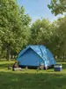 Tienda de Campaña Automática para Múltiples Personas, Doble Capa, a Prueba de Viento, Lluvia y Mosquitos