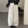 Calça de Linho Leve com Cinto Estilo Foice para Mulheres, Novo Design Estilo Coreano Outono 2026 Calças Longas Casuais, Calça Slimming Estilo Preguiçoso