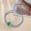 Europa y Estados Unidos transfronterizos tulipanes más vendidos cuerda de mano roja tejida a mano pulsera simple pequeña y fresca para enviar a novias joyería al por mayor