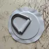Accesorios para Botes de Goma Anillo en D de Acero Inoxidable Hebilla de Cuerda Hebilla Fija para Uso Marino, Botes Inflables, Kayaks, Anillo de Tiro para Botes de Goma de Deriva