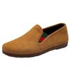 Zapatos de tela antiguos de Beijing para hombre, de pana, informales, de suela suave, antideslizantes, transpirables, cómodos y ligeros, ideales para personas de mediana edad y mayores que trabajan.