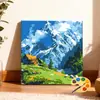 30*30 paisaje de campo pintura al óleo digital DIY pintado a mano escena callejera cafetería pintura decorativa acrílica en stock al por mayor
