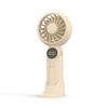 Nuevo Mini Ventilador de Mano Recargable de Larga Duración de Batería USB Mini Ventilador de Alta Velocidad Viento Fuerte Pantalla Digital Regalo Transfronterizo