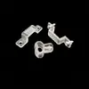 Tira de lámpara de PVC blando de 20*7 mm con clip, lámpara de plástico transparente con puente de clip para cable fijo, tipo hebilla de cable, se puede equipar con tornillos