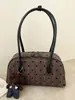 Bolsa de lona para mujer, nueva colección otoño/invierno 2026, bolsa tipo almohada de gran capacidad, bolso de hombro de moda, bolso de axila, bolso para ir al trabajo, bolso de lunares