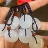 Pendente Fivela Ping An de Jade Branco Natural de Xinjiang Afeganistão Jade Branco A Mercadoria Fivela Ping An Pendente de Jade Outlet de Fábrica