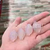 Pingente de Garra de Gato de Calcedônia Branca Natural Pingente de Colar de Ágata em Forma de Lichia Joias de Jade Mercadorias para Transmissão ao Vivo