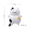 Série Quente Japão Postura Deitada Gato Gordo Fofo Estéreo Fivela Magnética Ímã de Geladeira Ímã Material de Capa de Celular