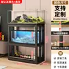 Gabinete Base para Acuario Doméstico, Estante para Acuario, Divisor, Estantería de Almacenamiento para Acuario, Soporte de Arte en Hierro para Tanque de Tortuga, Mesa para Acuario