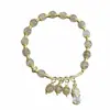 Pulsera de Cristal Rubio Natural para Mujer, Diseño Pixiu, Pulsera de Amuleto de la Suerte, Pulsera de Lujo de Gama Alta al por Mayor