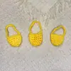 Lindo muñeco de perro con cabeza, ropa nueva, muñeco de peluche, mochila pequeña, accesorios de joyería de lana tejidos a mano, venta al por mayor