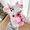 Adecuado para Apple 17 17Pro Vaca de Peluche Funda para Teléfono Iphone17E Cubierta para Teléfono Funda para Teléfono 17Pro
