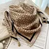 Bufanda Cuadrada Cálida Estilo Nuevo 2026 con Hebilla Magnética, Bufanda Triangular de Seda, Bufanda de Algodón para Mujer, Calentador de Cuello Elegante para Primavera, Otoño e Invierno, Versátil y Elegante