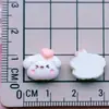 Mini Cuchara Tenedor Corazón Queso Globo Estrella Lazo Pasador Uñas Arte Pegamento Crema Accesorios Resina DIY