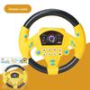 Volante Educacional Infantil Transfronteiriço Brinquedo de Educação Infantil Direção de Carro Simulada com Música Volante Giratório Universal