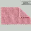 Paño de cocina pequeño de forro polar de coral Piña paño de cocina de microfibra toalla de cocina trapo para suministros de limpieza
