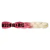 Peluca de Fibra Sintética Africana Trenza Grande de Fibra de Alta Temperatura para Mujer, Cabello Trenzado de un Solo Color, Rastas, Se Puede Ondular y Teñir