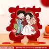 Enfeites Tridimensionais do Caractere Dupla Felicidade, Coleção Completa de Artigos para Casamento, Decoração do Quarto de Casamento, Sala de Estar de Casamento, Decoração de Mesa de Noivado, Itens para Preparação do Casamento