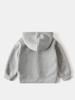 Moletom com Capuz Infantil 2026 Novo Estilo Coreano Roupas Infantis Cinza Claro Jaqueta com Zíper para Meninos Cardigan para Bebê Top Venda por Atacado