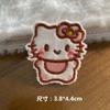 Parche de Tela Autoadhesivo de Felpa Rosa Bordado de Animales Gato y Conejo para Jeans Ropa Bolso Aplique Decorativo